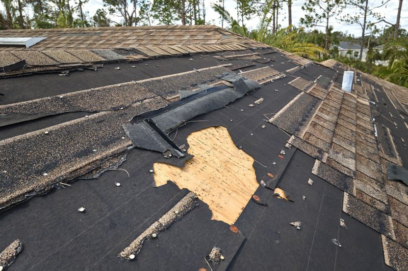 Damaged Roof Replacement